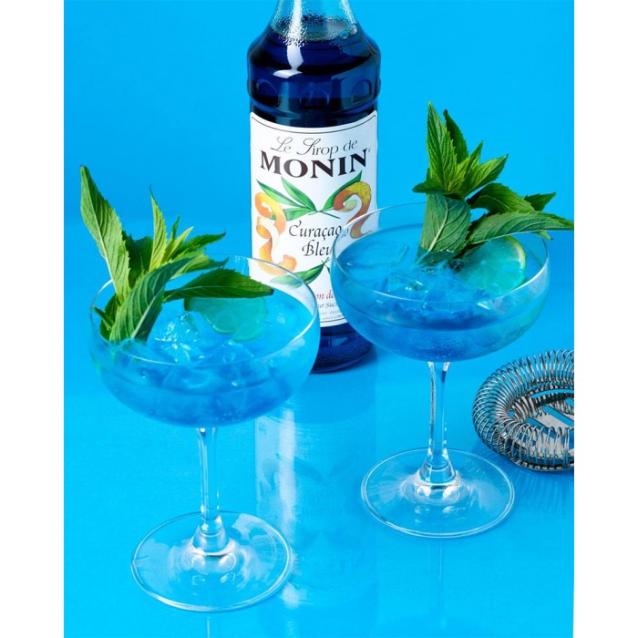 Monin Сироп Blue Curacao 700 Мл Голубой Кюрасао Цитрусовый Вкус Доставка